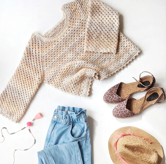 Sassy Spring Crochet Top