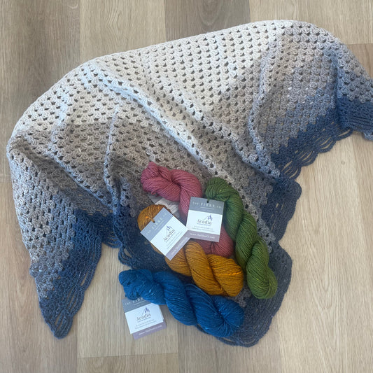 First Crocheted Shawl